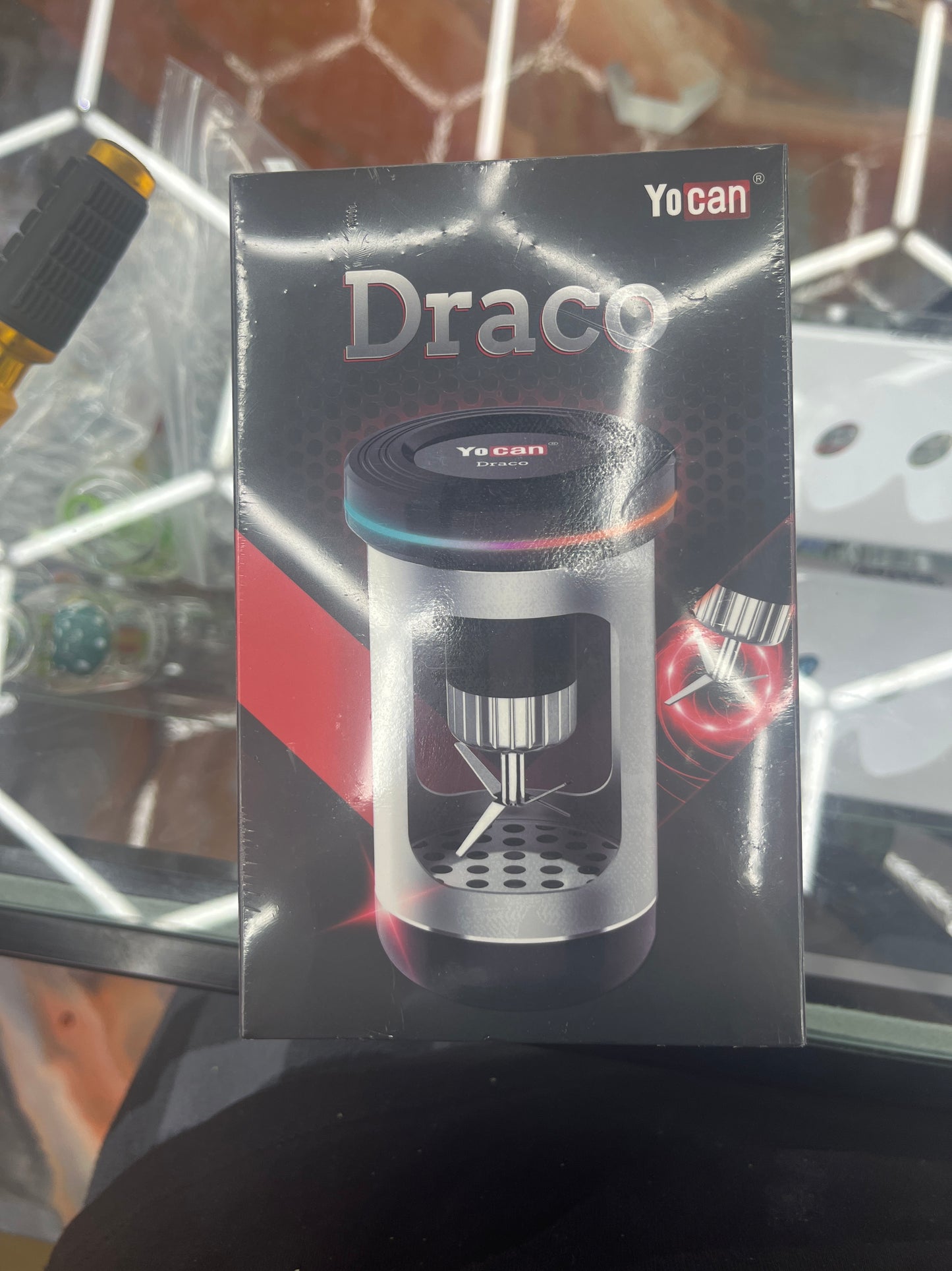 YoCan Draco herb grinder silver