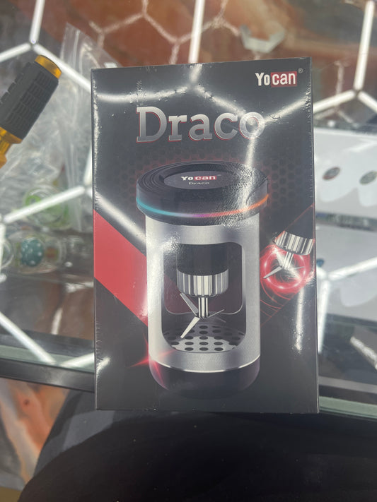 YoCan Draco herb grinder silver