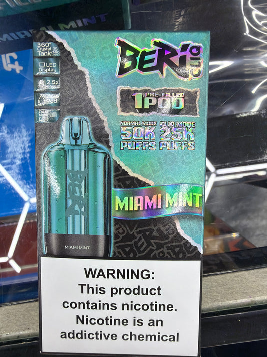 Beri Cliq 50k Pod Only (Miami Mint)