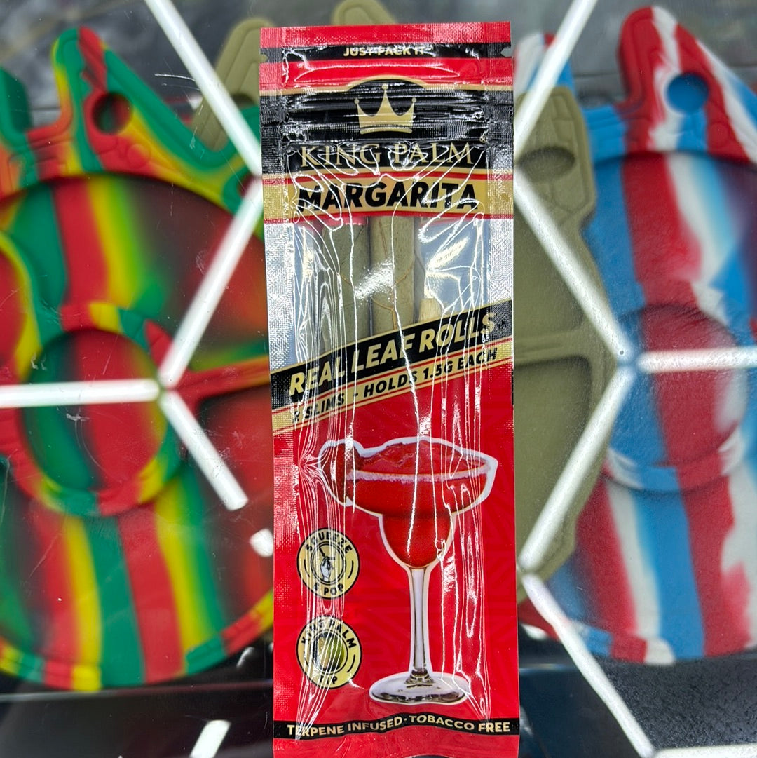 King palm margarita, two 1.5 gram king Palm cones