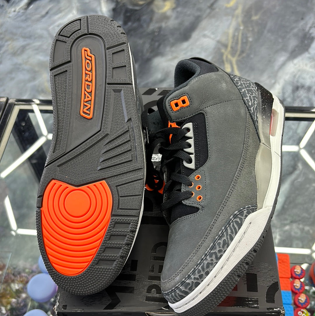 Air Jordan 3 retro night stadium/total orange size 10m