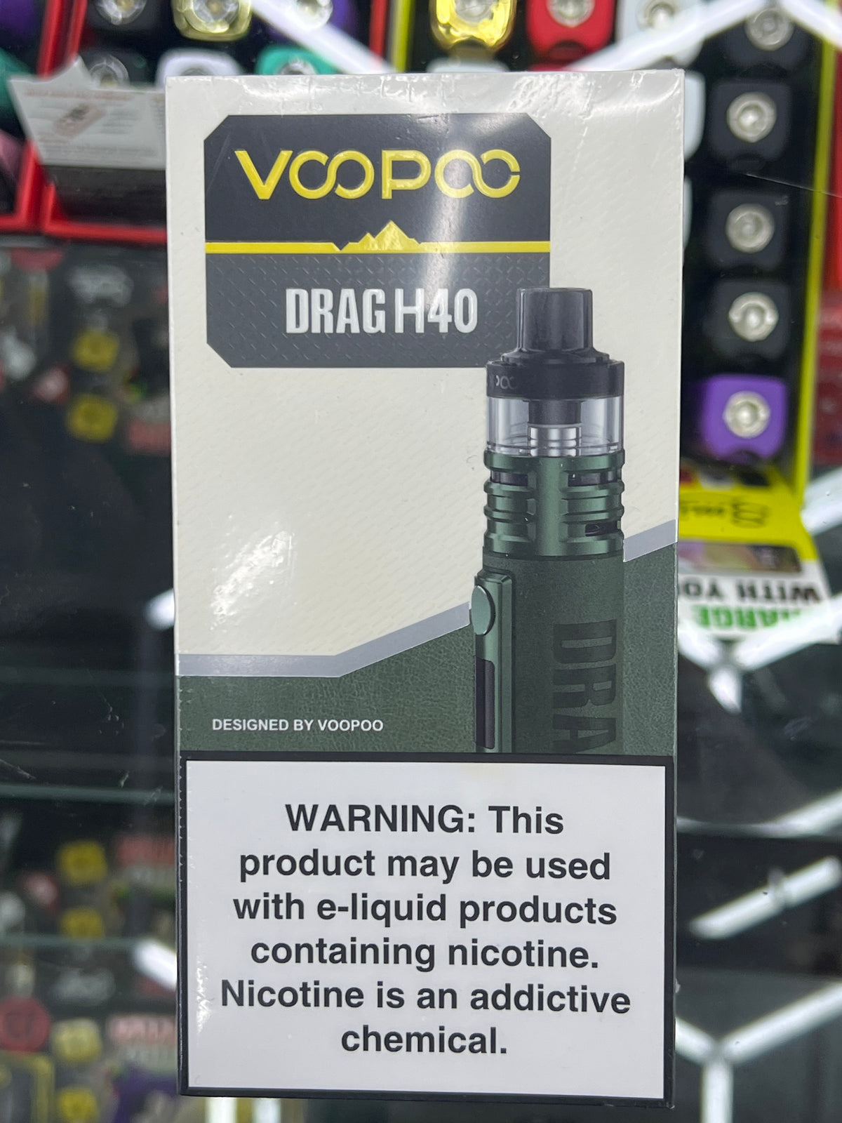 VOOPOO DRAG H40 POD MOD KIT green