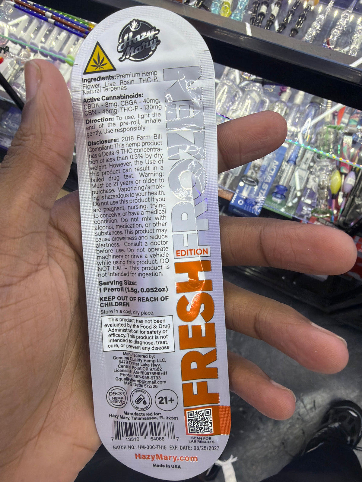 Hazy Mary Tropical Haze Edition Diamond Infused 1.5g