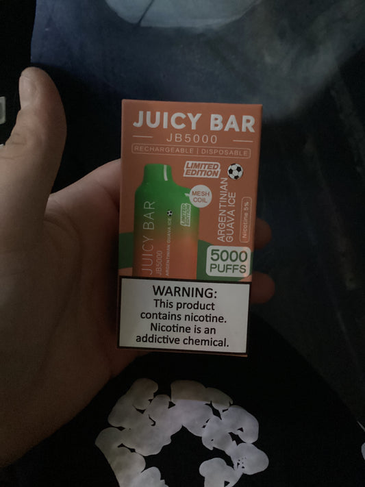 Juicy bar agentianian guava ice