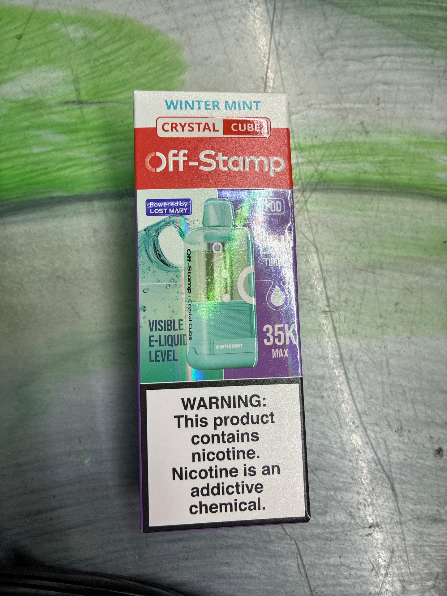 Off stamp winter mint pod 35k