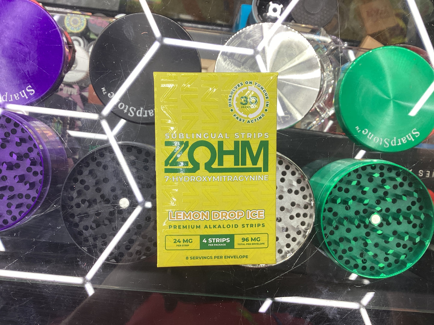 Sublingual strips 7ohm lemon drop ice 24mg