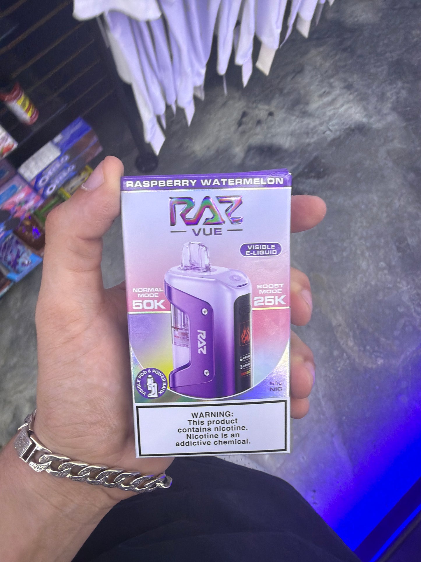 Raz Vue Kit 50k puff disposable Raspberry Watermelon