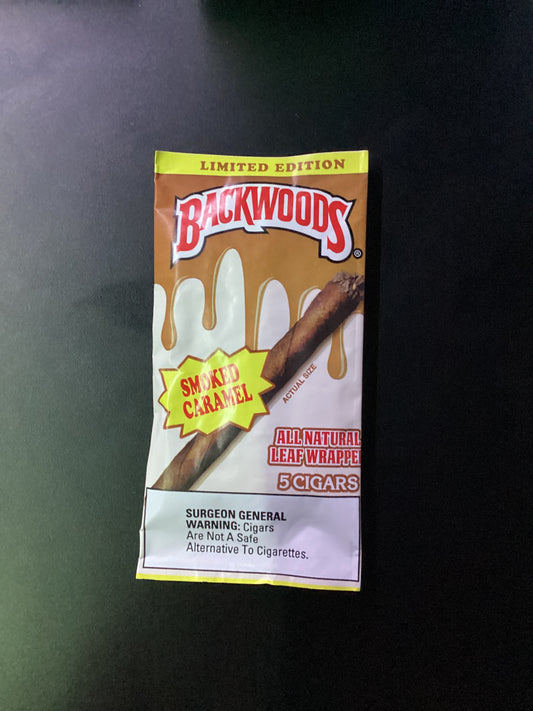 Backwoods 5 cigars smoked caramel limited edition