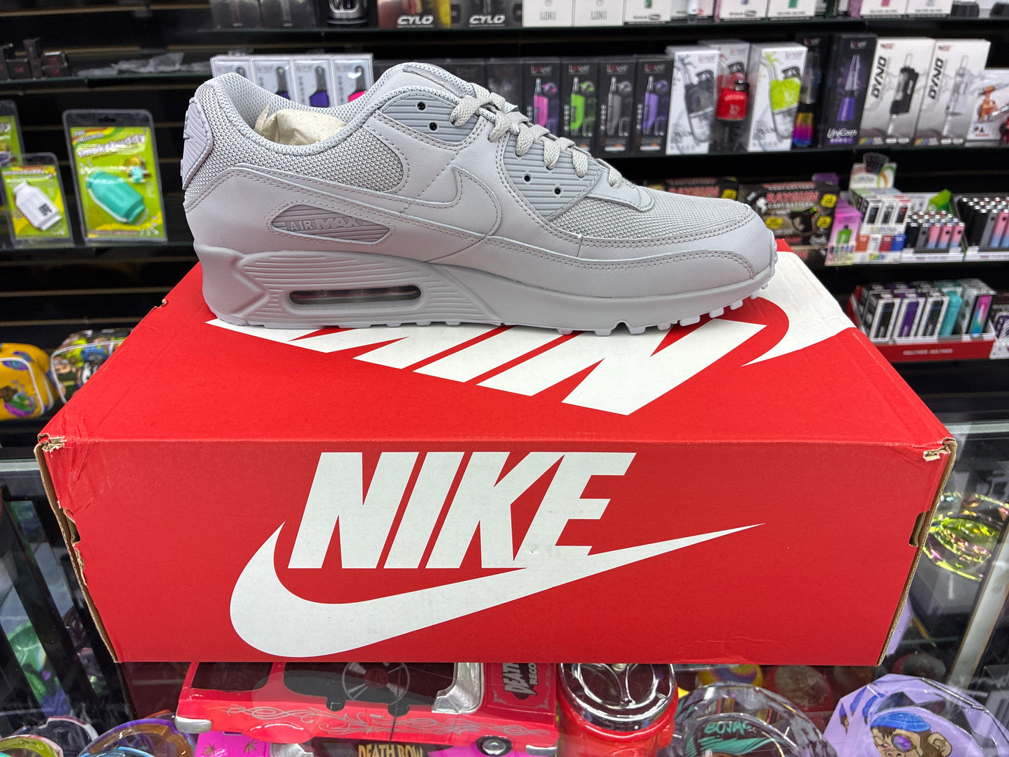 Air max 90 gray size 13