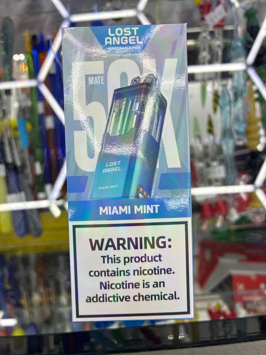 Lost angel 50k puffs disposable pod Miami mint