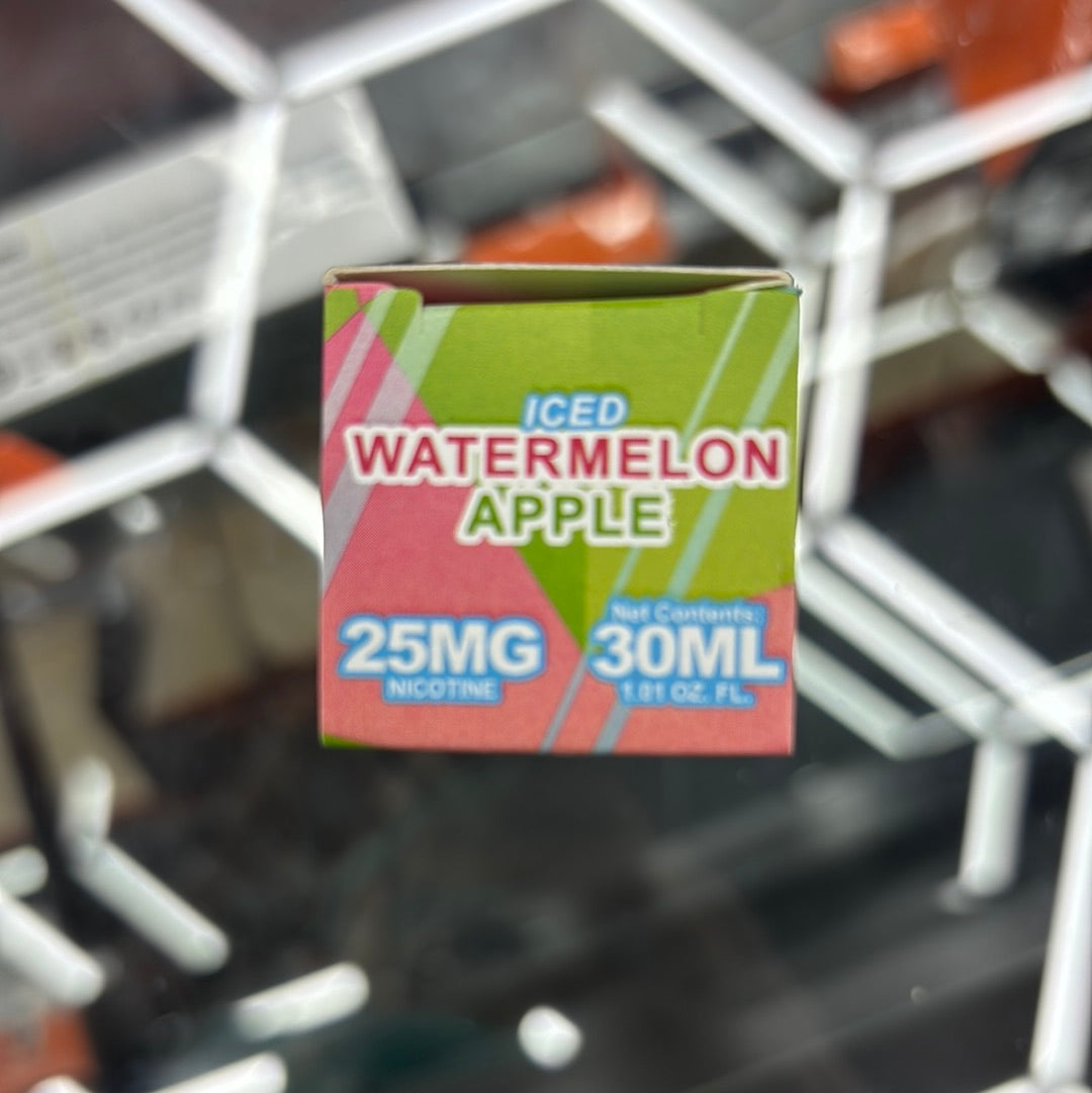 Cloudnurdz watermelon apple iced salts 25mg