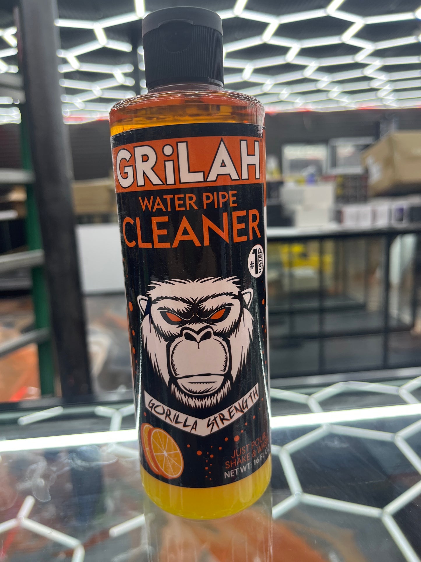Grilah water pipe cleaner 16oz orange