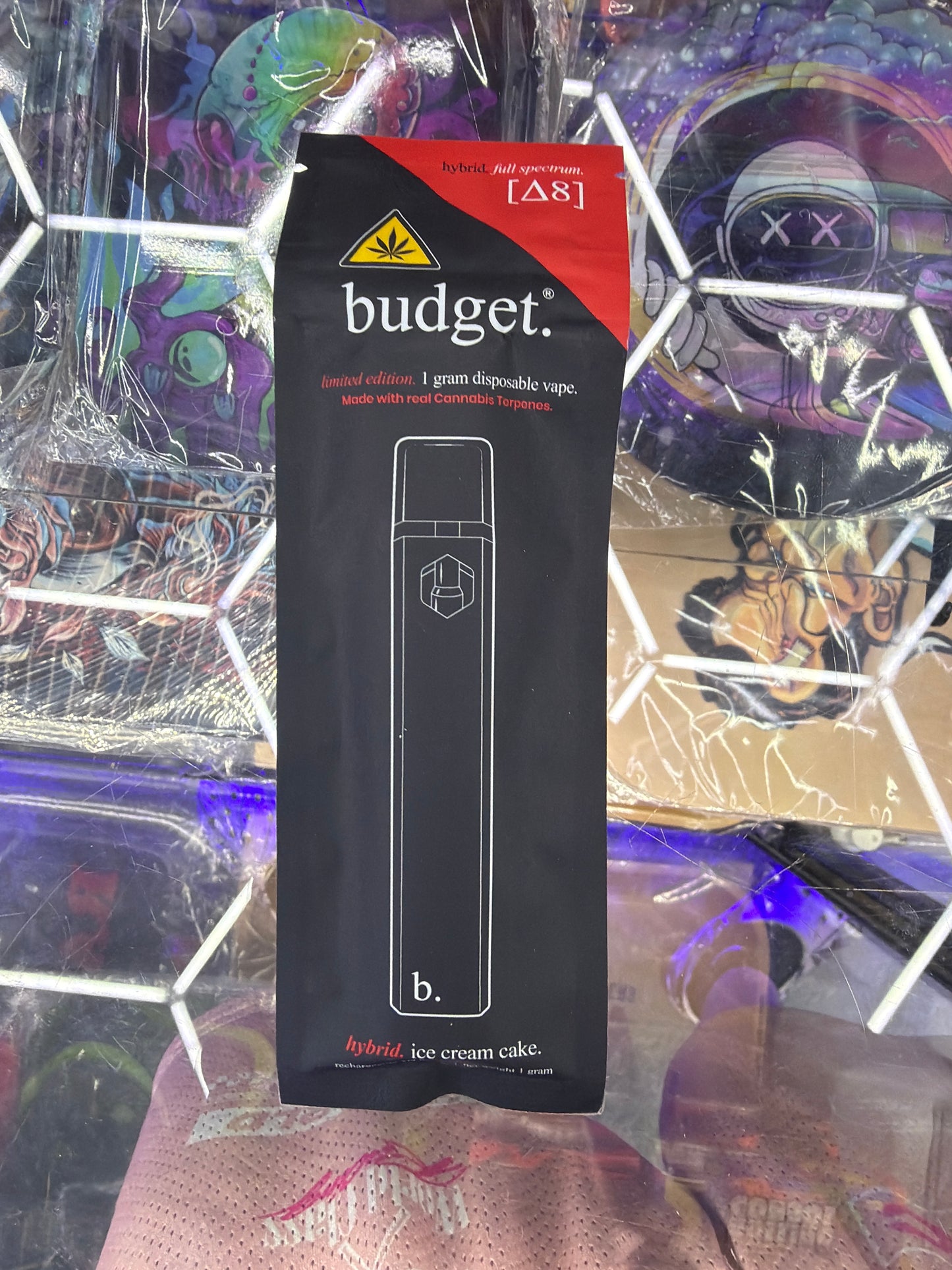 budget 1g disposable vape hybrid ice cream cake