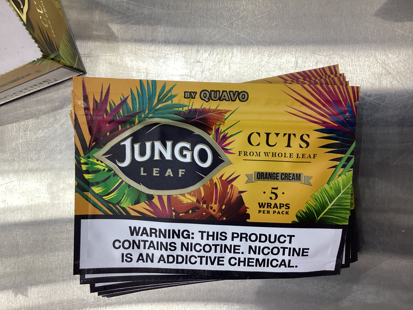 Jungo leaf orange cream 5wraps per pack