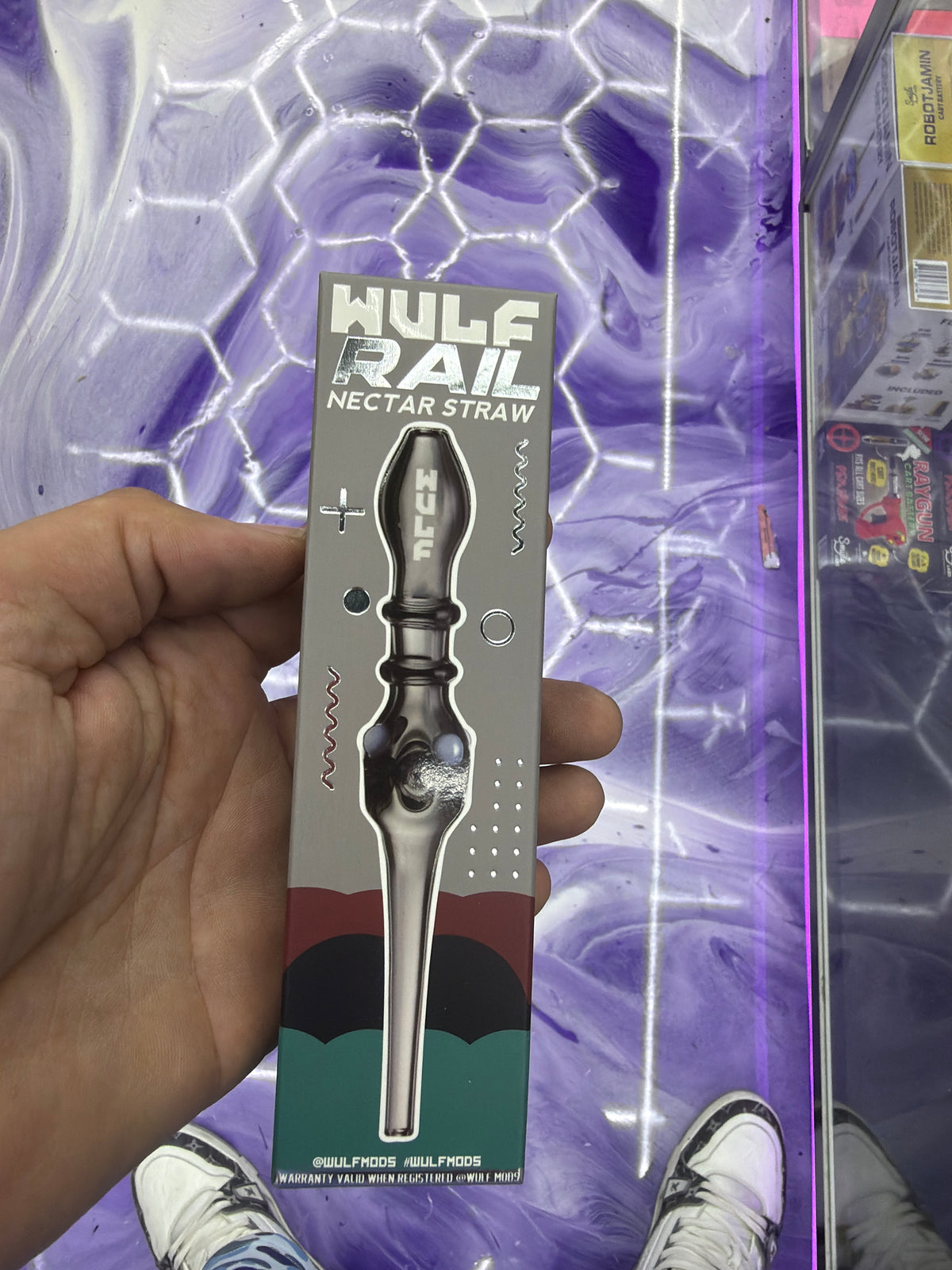 Wild rail nectar straw black