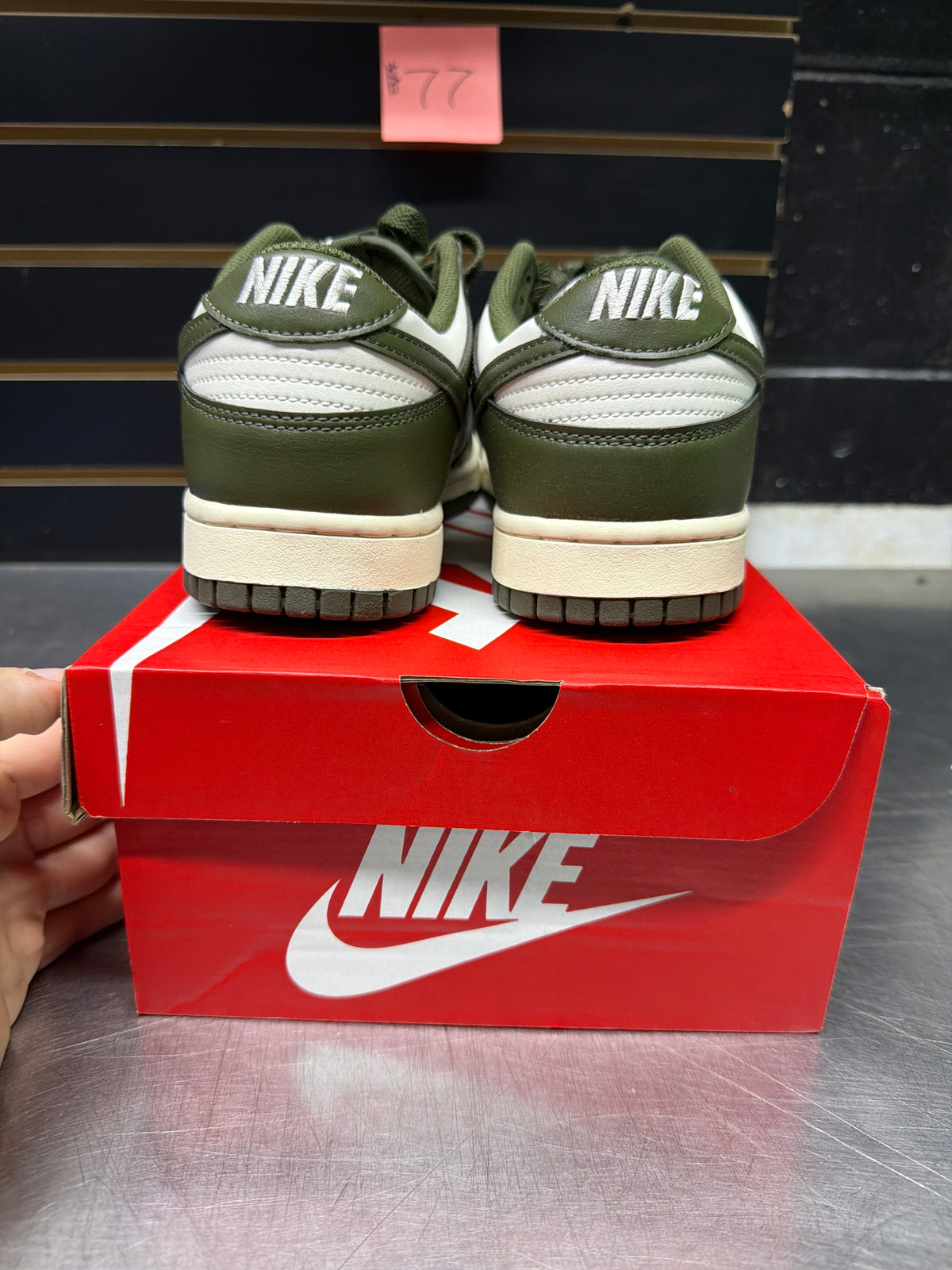 Nike Dunk Low Pale Ivory Cargo Khaki Size
