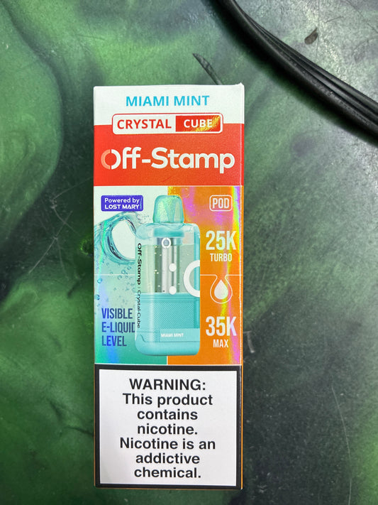 Off stamp Miami mint pod 35k