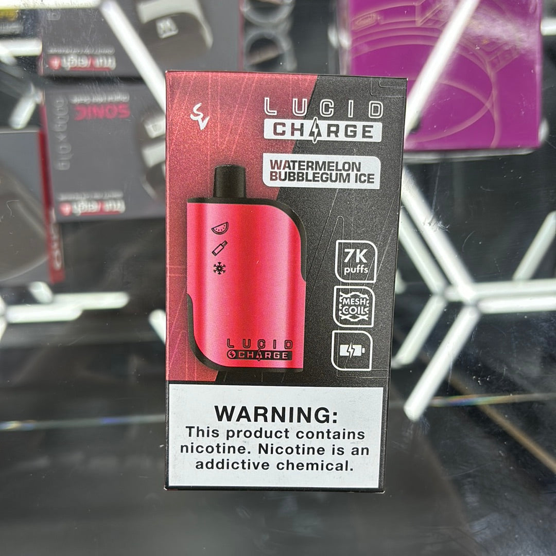 Lucid charge watermelon bubblegum ice