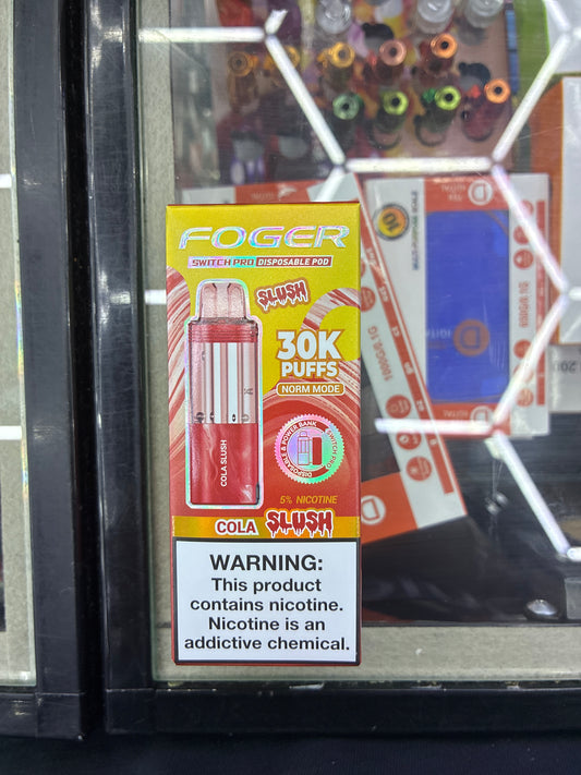 Fogger switch pro disposable pod 30k puffs cola slush