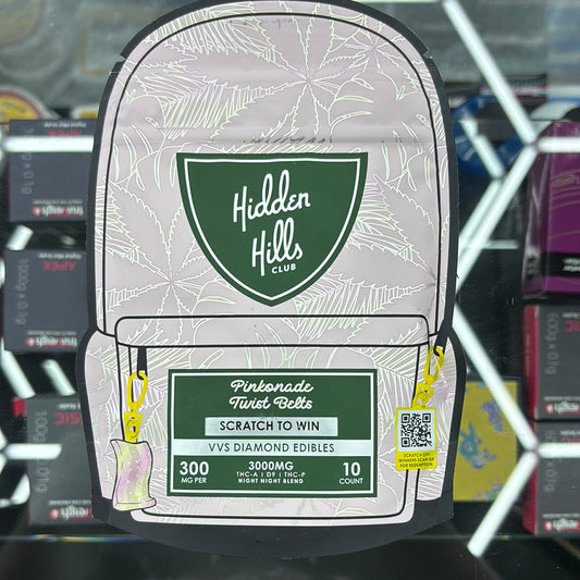 Hidden Hills club, pinkonade twist belts, 3000 MG 10 count