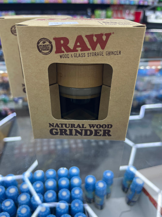 Raw natural wood grinder 65mm
