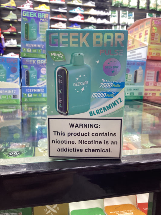 Geek bar pulse black mintz