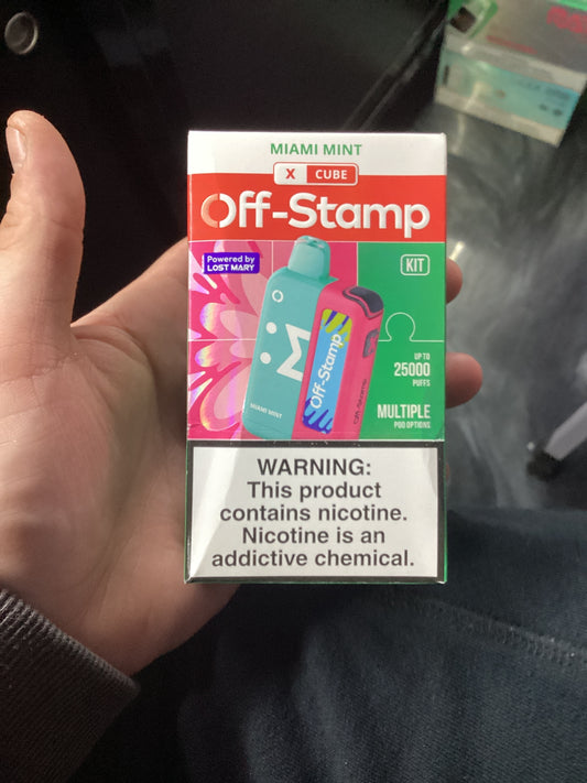 Off stamp classic x cube kit 25K Miami mint
