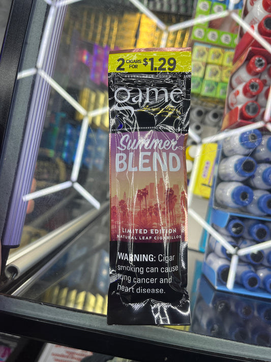 Game summer blenf cigarillos