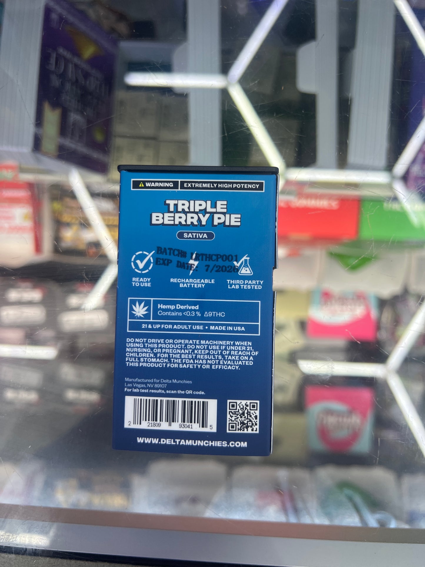 Munchies lil ripper 2ml sativa triple berry pie