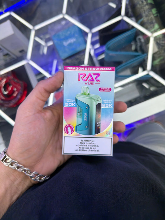 Raz Vue Kit 50k puff disposable Dragon Strawnana