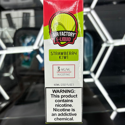 Air factory e-liquid strawberry kiwi 3mg 60ml