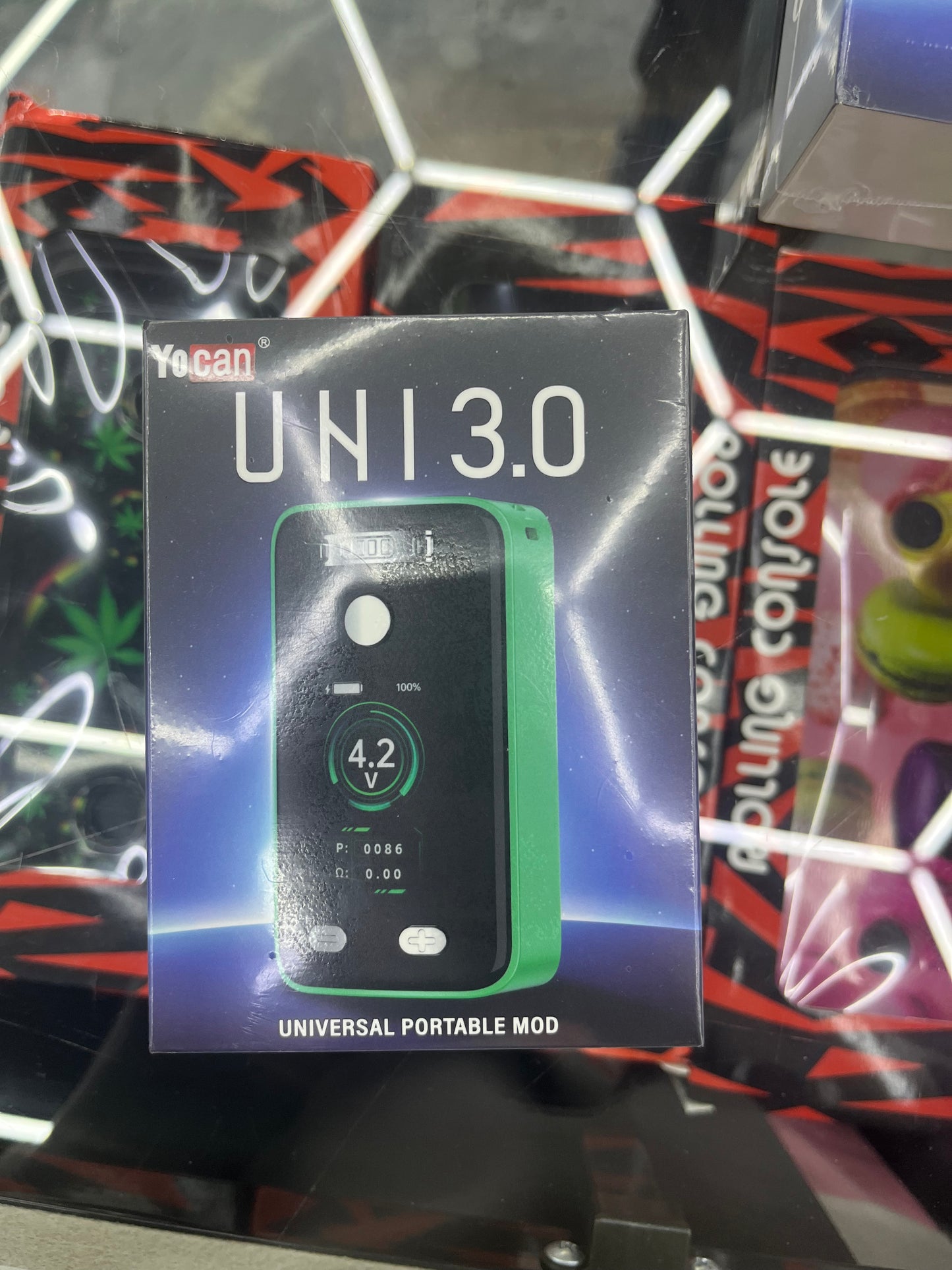 Yocan uni pro 3.0 box mod vaporizer battery - green