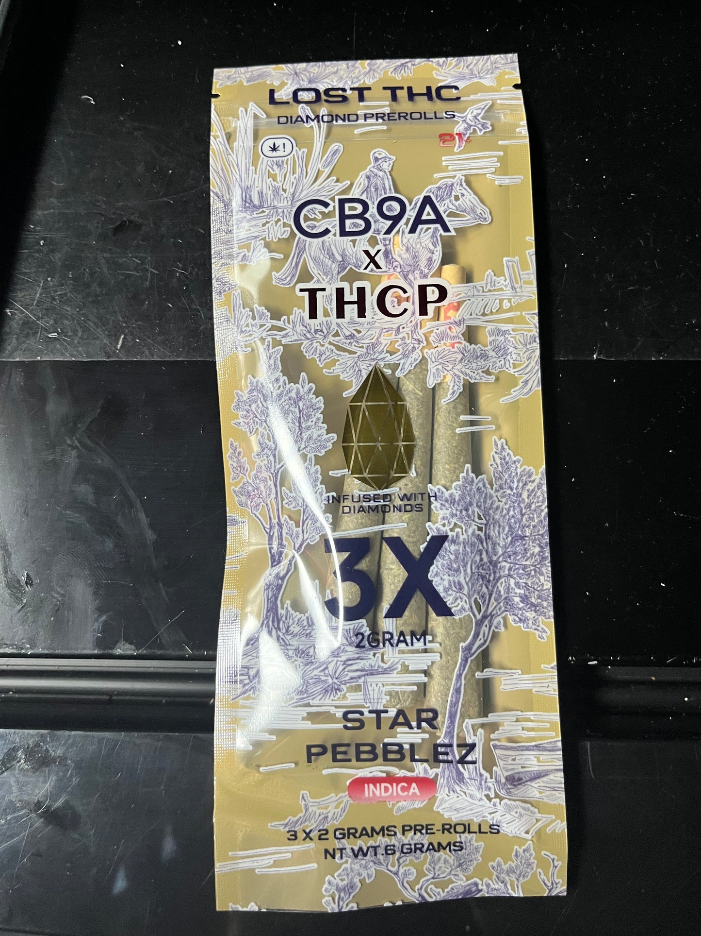 Lost thca x CB9A x THCP star pebbles indica