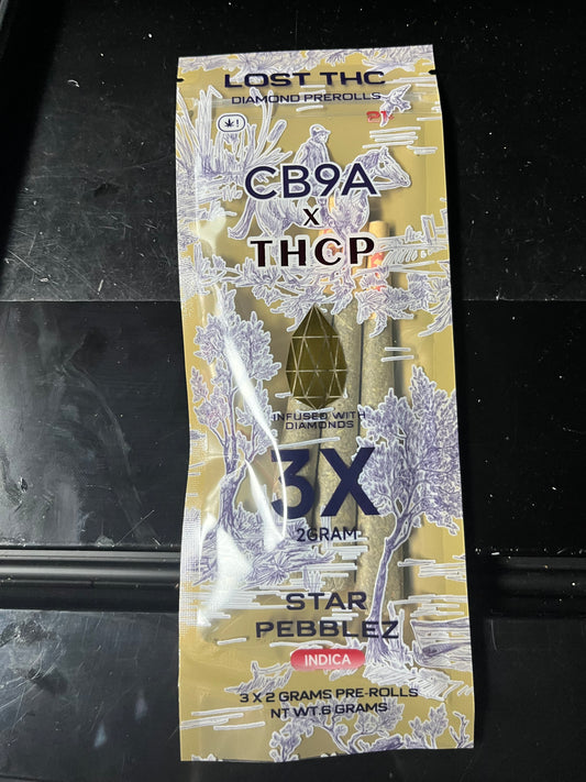 Lost thca x CB9A x THCP star pebbles indica