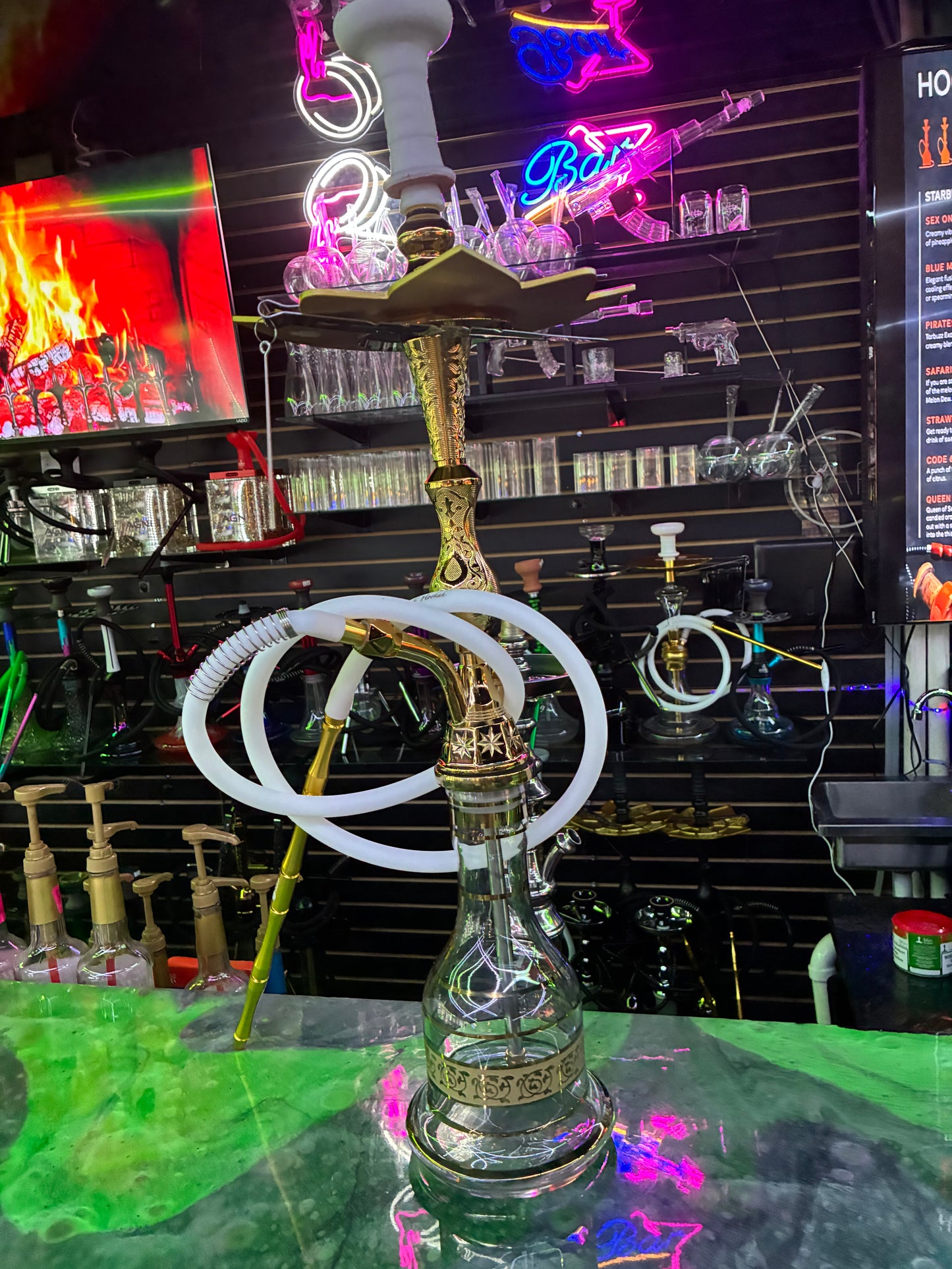 Mob desert king hookah gold