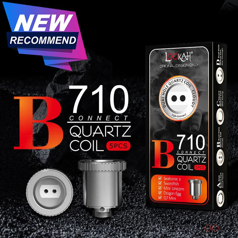 Lookah 710 quartz dual coil five pieces (coil b)
