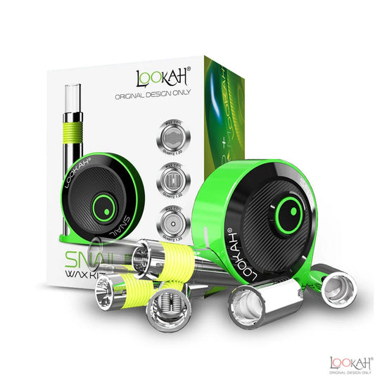 Lookah snail, green, concentrate, vaporizer