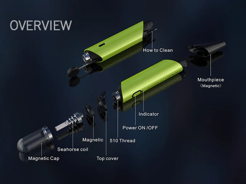 Lookah seahorse, 2.0 black