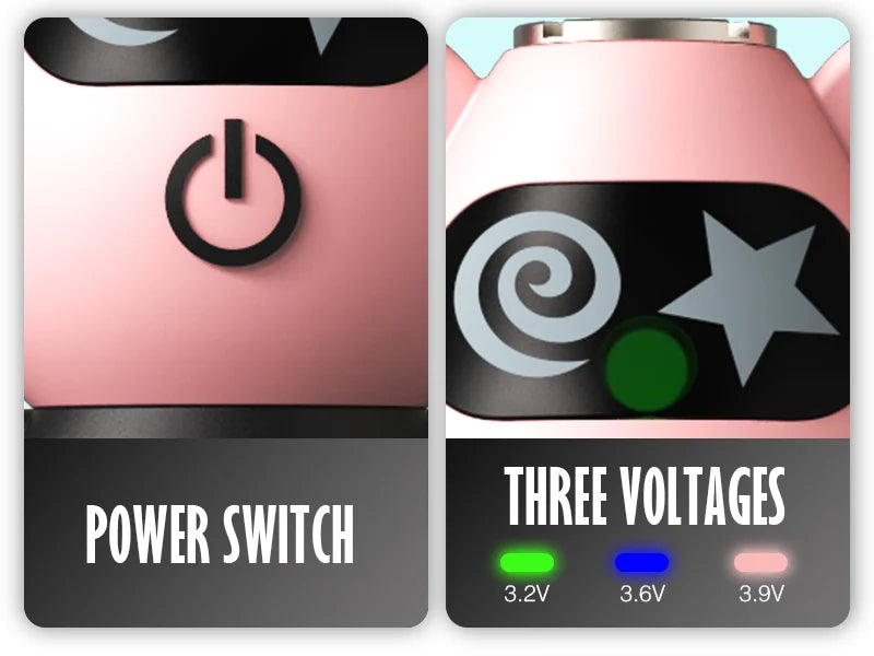 Lookah bear 510 voltage battery pink