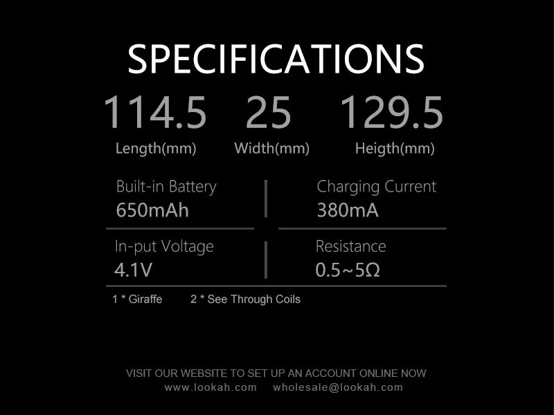 Giraffe Electric Nectar Collector orange