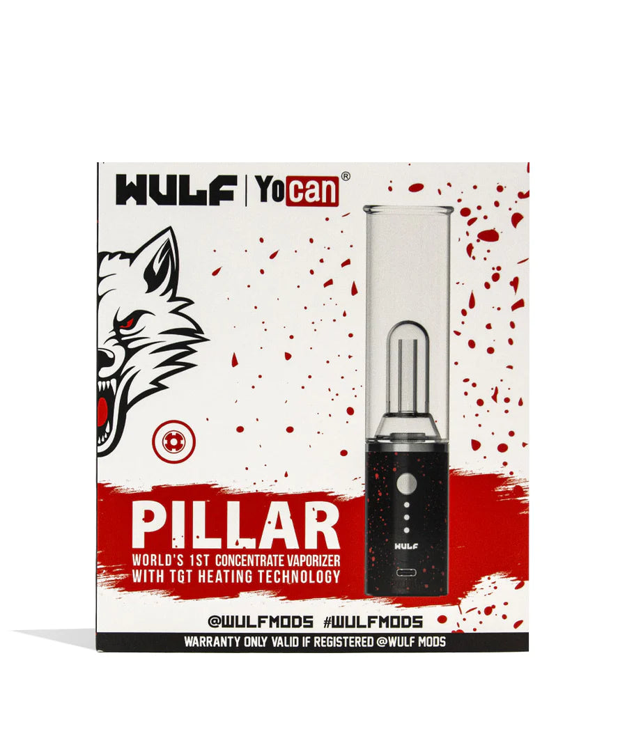WULF MODS PILLAR MINI E-RIG black with red polkadots