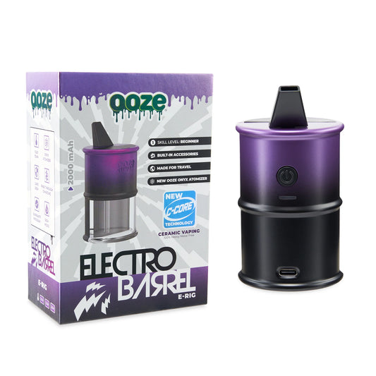 Ooze Electro Barrel E-Rig – C-Core 2000 MAh - Galaxy Purple