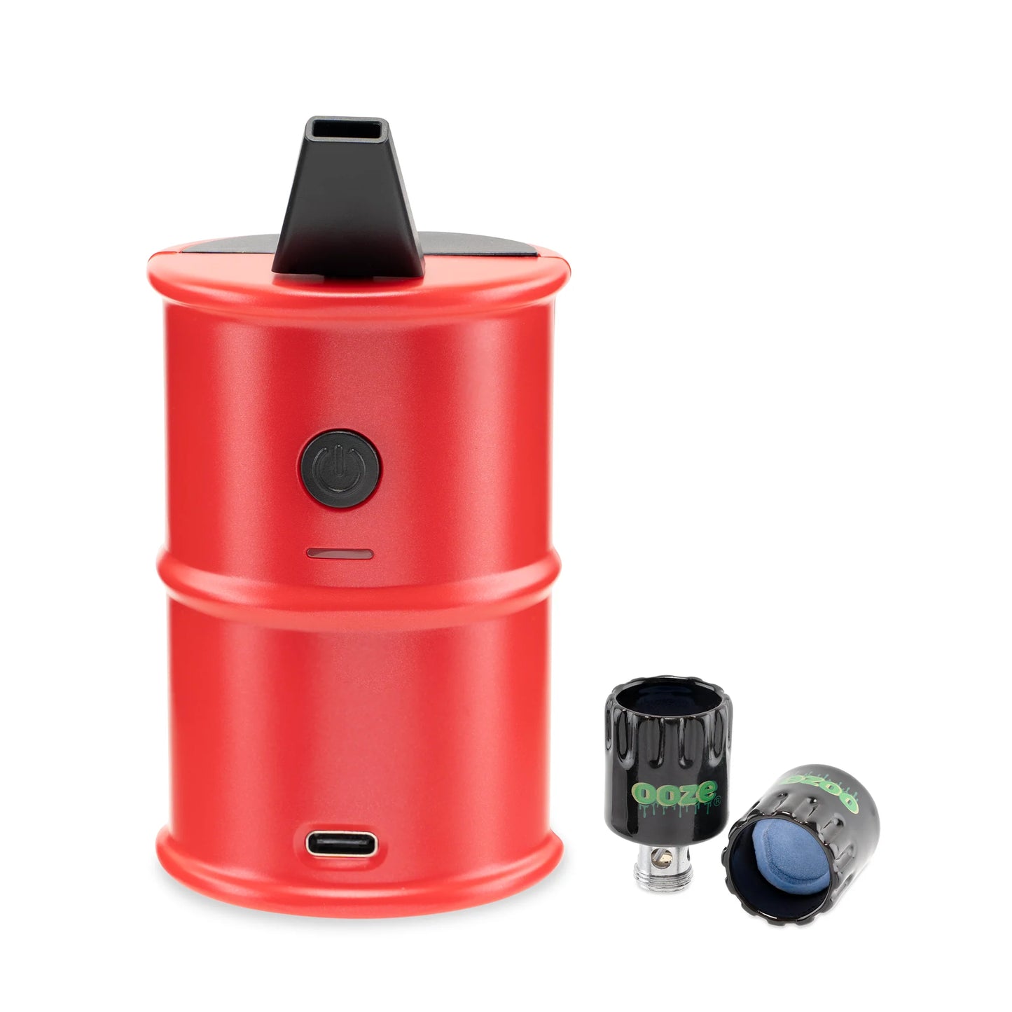 Ooze Electro Barrel E-Rig – C-Core 2000 MAh - Ruby Red