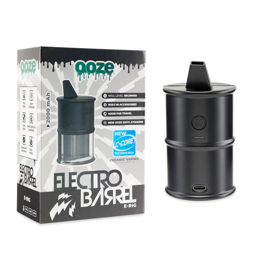 Ooze Electro Barrel E-Rig – C-Core 2000 MAh - Panther Black