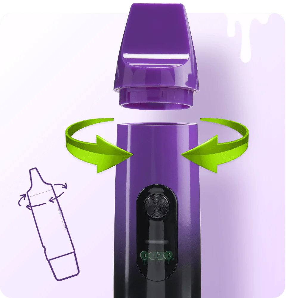 Ooze Booster Extract Vaporizer – C-Core 1100 MAh – Galaxy Purple