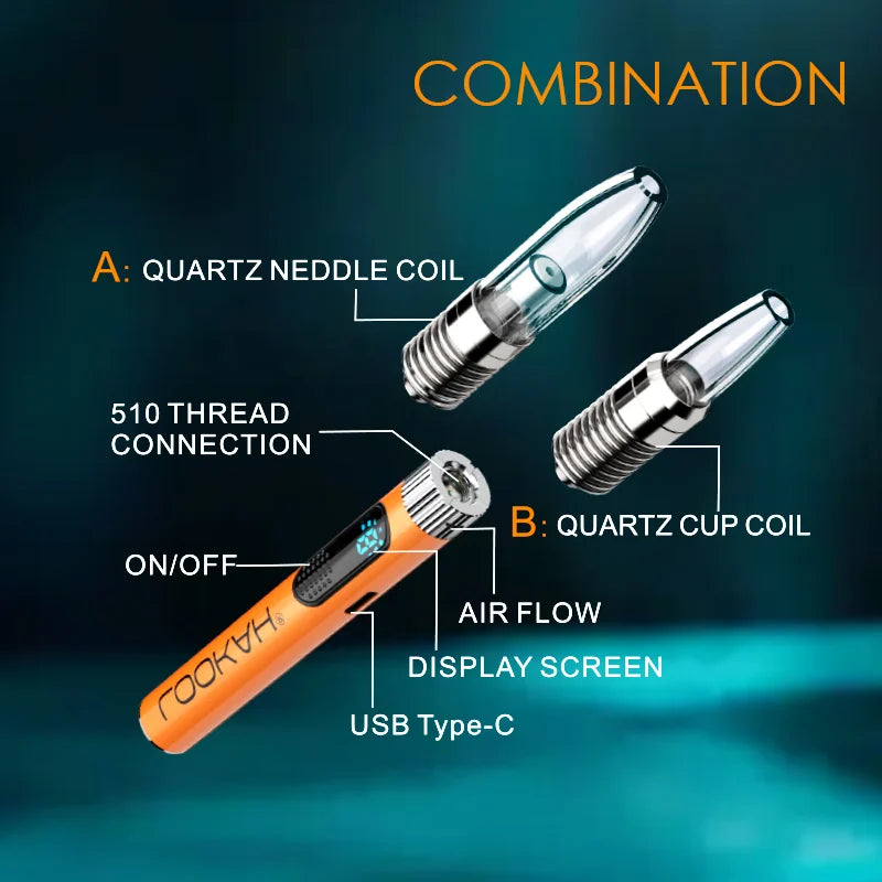 Lookah Firebee 510 Vape Pen Kit orange