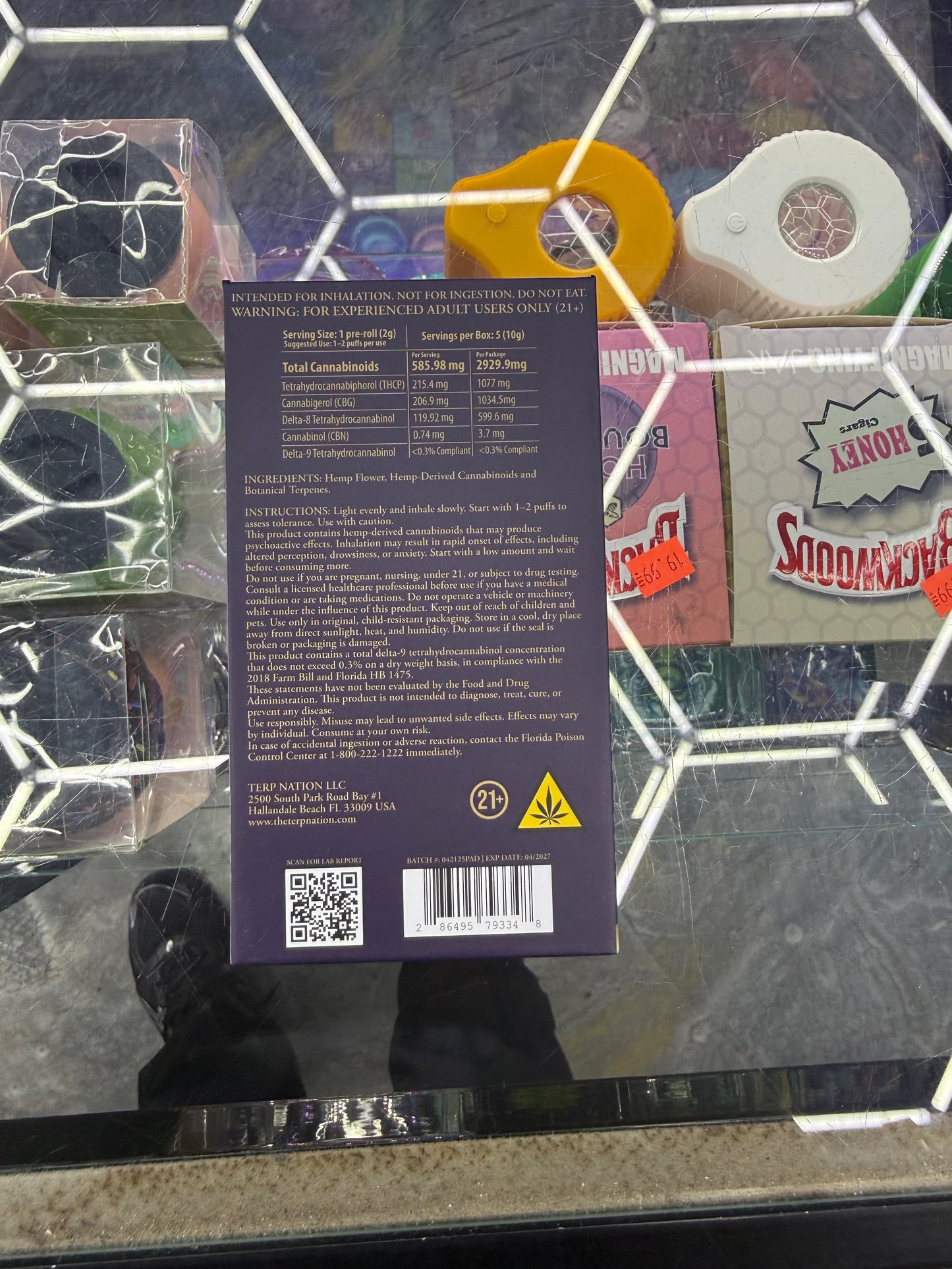 SMAKD THCP PREMIUM PREROLL 2gx5 Alien dream indica