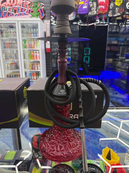 Supra hookah red